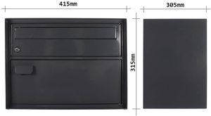 Buzones Residenciales Modernos para Edificios de Apartamentos, Material para Buzones de Periódicos Antiguos, Buzón de Pared para Paquetes y Correo - Product Image 4