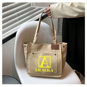 Custom Print Designer Recyclable Large Compartment Beach Casual Shopper Women <b>Canvas</b> <b>Tote</b> Bag - Product Image 4