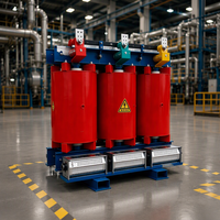 Transformateur triphasé à résine coulée de type sec LEEEC haute efficacité et faible perte, 35 kV 4000 kVA, bobinage cuivre-aluminium, isolation F/H
