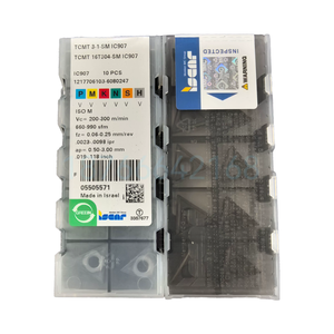 100% ban đầu chính hãng Carbide chèn tcmt 16t304-sm ic907 iscars chuyển công cụ cho máy tiện tùy chỉnh OEM hỗ trợ - Product Image 1