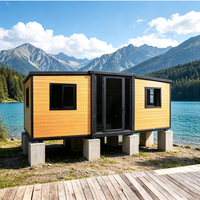 Maison préfabriquée brevetée Nanxiang de 20 pieds, extensible et mobile, pour projets commerciaux et de vente en gros