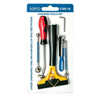 Kit de grattoirs lissants OEM CTA pour l'élimination de la coulis et le nettoyage des joints de silicone, idéal pour les fenêtres, les portes et l'entretien domestique – Ensemble d'outils de calfeutrage