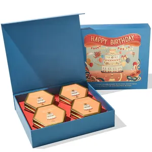 Örnek mevcut çin özel renkler benzersiz logo baskı benzersiz tatlı nane çay kutusu kavanoz kutusu çay hediye ambalaj kutusu