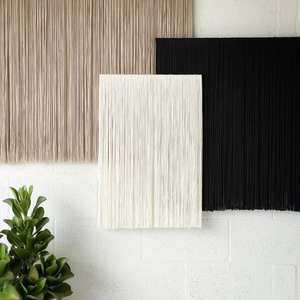 <span class=keywords><strong>Tapisserie</strong></span> <span class=keywords><strong>murale</strong></span> bohème en fibre texturée, design tressé carré, art déco jungle, style macramé vertical, <span class=keywords><strong>pour</strong></span> cadeau de vente au détail <span class=keywords><strong>pour</strong></span> les amis - Product Image 4