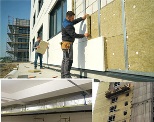 Panneau acoustique <span class=keywords><strong>de</strong></span> plafond pré-découpé 100 mm, <span class=keywords><strong>laine</strong></span> <span class=keywords><strong>de</strong></span> <span class=keywords><strong>verre</strong></span> résistante à l'eau et à la chaleur pour isolation domestique - Product Image 6