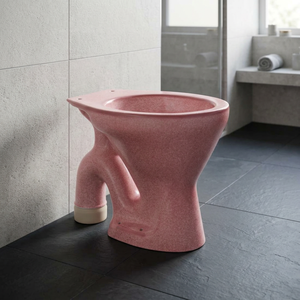WC monobloc blanc EWC Europe Artist à chasse d'eau, élégant, pour salle de bain, sanitaires intelligents - Product Image 3