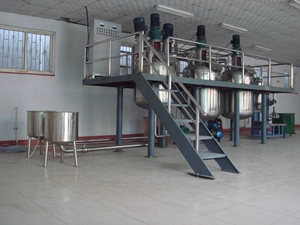 Reactor de Saponificación de Jabón Líquido, Tanque Encamisado <span class=keywords><strong>Koh</strong></span>, Caldera Industrial Química con Agitador, Reactor con Tanque Mezclador - Product Image 5