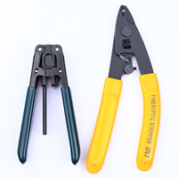 Kit d'outils à fibre optique FCJ 12 pièces FTTH avec localisateur visuel de défauts et compteur de puissance pour la maintenance du réseau 3G et 4G