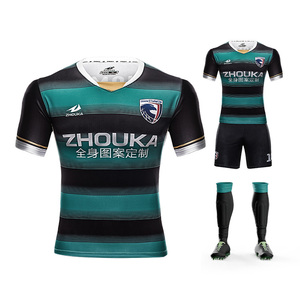 Custom high quality Thai wholesale soccer jerseys blank cheap football uniforms - Product Image 1