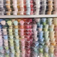 Panwenbo - Juego de 12 Pinturas Acrílicas de 3 ml en Colores Macaron, Herramientas de Dibujo para Niños, Pinturas de Colores, Material de Nailon
