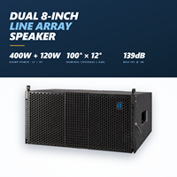 PX208 2x8" Passif - 139 dB SPL max, 100 ° x12 °   Couverture sonore idéale pour les boîtes de nuit, les salles de concert et les grandes manifestations