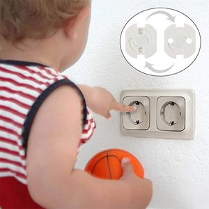 Châu Âu Ổ Cắm Bảo Vệ Bìa Cao Bảo Vệ Bé An Toàn Xoay Tự Động Đóng Cửa Dễ Dàng Cài Đặt Nhà An Toàn Điện - Product Image 5