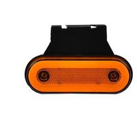 Feux de position latéraux pour camion 12V 24V Feux de remorque à LED Réflecteur RV Bus Camper Van Feux de dégagement Rouge Blanc Ambre avec support