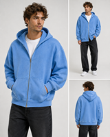Menerima pesanan OEM dan ODM, Hoodie Pria Oversize Berkualitas Tinggi, Bahan Tebal, Grosir, Custom, 2026