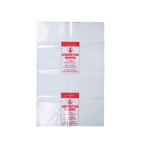 Nhiệm vụ nặng nề amiăng Loại bỏ túi nhà máy tùy chỉnh nguy hiểm Nhựa thùng rác Túi amiăng xử lý túi - Product Image 1