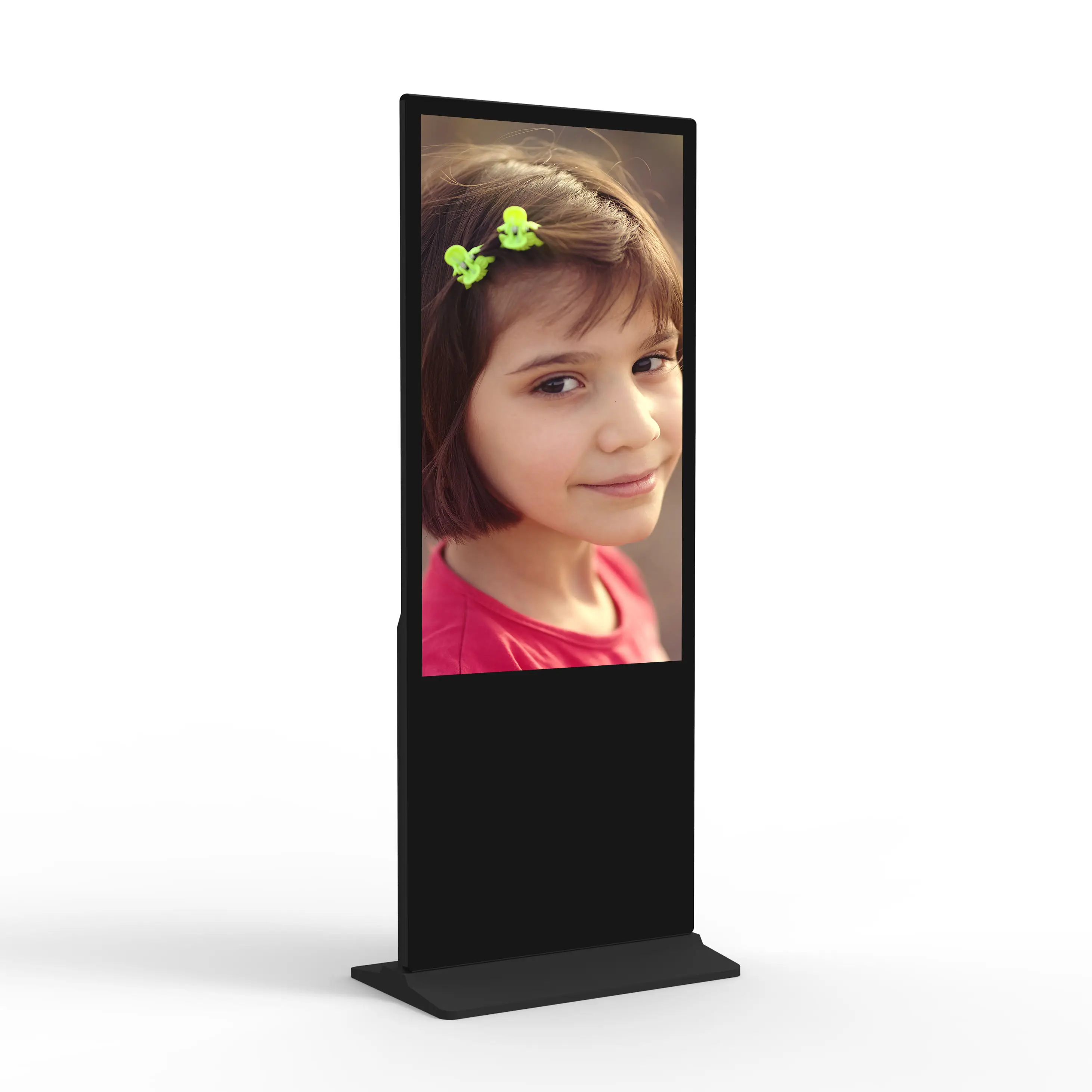 32 inch Floor Standing AD Player Full HD LCD Advertising Digital Signage for GAS stations /bus