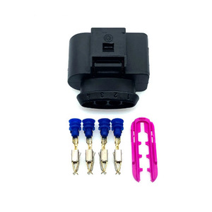 Adaptateur de rallonge de câble 4 broches 3,5 mm pour véhicules Volkswagen, Skoda, Audi, connecteur mâle-femelle en plastique pour voiture - Product Image 1