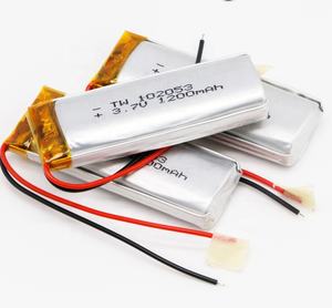 102053 1200mAh <strong>3</strong>,7 V high capacity size rechargeable small polymer lithium ion battery cell pack - Product Image 1
