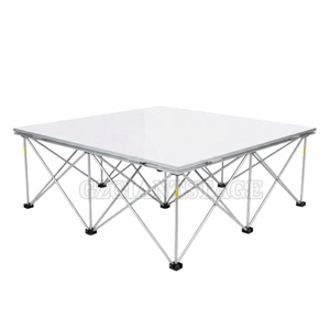 Scène de <span class=keywords><strong>DJ</strong></span> portable intelligente en aluminium pour usage intérieur, avec podium et escalier mobile, à vendre - Product Image 2