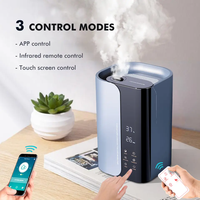 WIFI APP Contrôle Intelligent Stérilisation Diffuseur d'huiles essentielles 5L Humidificateur d'air ultrasonique silencieux de grande capacité
