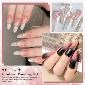 New Arrival Four-Grid Pallet UV <b>Nail</b> Polish <b>Set</b> Professional Soak-Off DIY Salon Patting <b>Gel</b> <b>Nail</b> Designer LED Painting <b>Gel</b> - Product Image 5