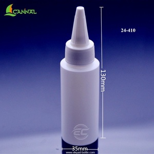 Botella Redonda de Plástico HDPE Blanca de 60 ml (2 oz) Ecannal con Cuello 24-410, Acabado de Plástico PP, Falda Lisa, Tapa de Disco sin Forro - Product Image 5