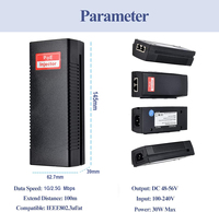 Injecteur PoE SDAPO PSE30TG/PSE802G 30W, alimentation OEM/ODM IEEE802.3at Af 30W Gigabit POE