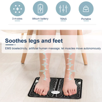 Tapis de massage intelligent pour les jambes et les pieds, appareil électrique automatique, coussin de massage pour les pieds, circulation sanguine, masseur de pieds Ems