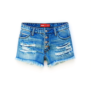 Hot selling Summer Women Ripped Denim <b>Elastic</b> Plus Large Size Girls Lady <b>Jean</b> Shorts - Product Image 1