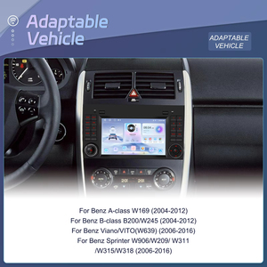 Podofo <b>for</b> Mercedes-benz Mercedes Benz B200/A-class/Viano/VITO/Sprinter 7'' Android <b>Car</b> Radio 2+64 Wireless Carplay/Android Auto - Product Image 4