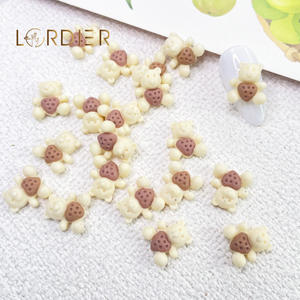 Accessoires Nail Art 2022, adorables ongles, breloques, <span class=keywords><strong>Mickey</strong></span>, ours, Kawaii, en résine, pour manucure - Product Image 5