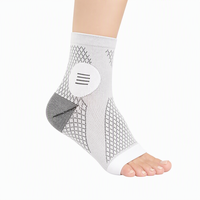 Chaussettes de compression personnalisées sans couture anti-entorse pour le sport et le soutien athlétique, vente en gros OEM, tricotées pour hommes, femmes et adultes