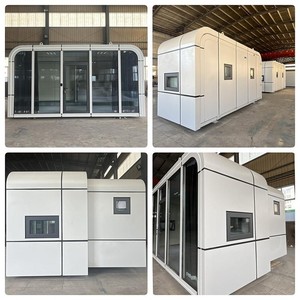 Casa Contenedor Prefabricada Portátil Tipo Cabaña Apple, Ecológica, Transpirable, Estilo Moderno de Mediados de Siglo, para Dormitorio, Tienda o Vivienda - Product Image 4