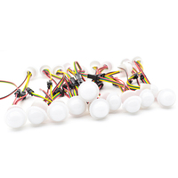 Carnaval 26mm Pixel LED changeant de couleur lampe PVC corps 12V éclairage de fête foraine pour parc d'attractions parc à thème et carrousel
