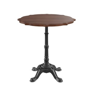 Nueva combinación de mesa y silla de madera maciza de Café Chino, tienda de repostería retro, postre, tienda de té de la leche, silla de ratán, mesa redonda pequeña - Product Image 1