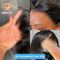 Peluca de Cabello Humano Crudo Vietnamita con Ondas Corporales y Frontal de Encaje HD Sin Pegamento para Mujeres Negras, Venta al por Mayor