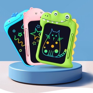 Lavagna LCD a Cartoni Animati con Flipchart, Tavoletta da Disegno per Bambini, Giocattolo Educativo in Plastica, Blocco per Scrivere e Disegnare a Colori con Schermo Grande per Bambini 4-6 Anni - Product Image 1