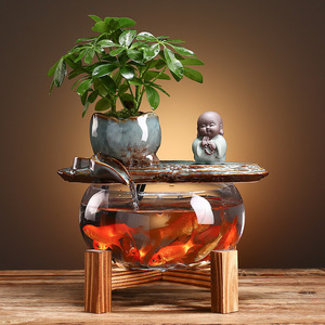 Tafelfontein Ornament Desktop Watercirculator <span class=keywords><strong>Aquarium</strong></span> Stromende functie <span class=keywords><strong>Aquarium</strong></span> - Product Image 1