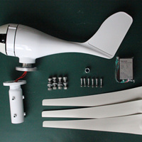 Générateur éolien, dynamo éolienne, moulin à vent, petite éolienne de 400 W pour usage domestique, 12/24 V HAWT