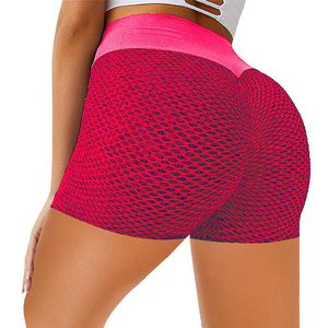 Vêtements de yoga Nouveaux pantalons de yoga en <span class=keywords><strong>nid</strong></span> <span class=keywords><strong>d</strong></span>'<span class=keywords><strong>abeille</strong></span> Peach Hip Yoga Fitness Shorts pour femmes Minceur et confortable - Product Image 6