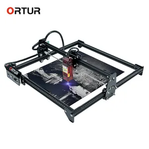 Yüksek hızlı ORTUR lazer ana 2 alüminyum alaşım 1.6W 4.4W 5.5W 39x41cm kesme makinesi CNC gravür makinesi DIY lazer gravür