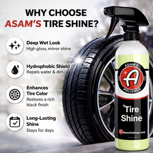 High Gloss <b>Tire</b> <b>Dressing</b> (473ml)-- Wet Look Finish, Protects & Enhances <b>Tire</b> Appearance, Fast Drying Formula - Product Image 6
