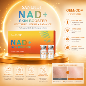 แอมพูลบำรุงผิว NAD+ 5 มล.*10 ชิ้น เซรั่มบำรุงผิวหน้าลดเลือนริ้วรอย ผสมไฮยาลูรอนิค แอซิด และไนอะซินาไมด์ เพื่อผิวเปล่งปลั่งอ่อนเยาว์ - Product Image 3