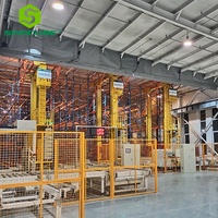 Sistema de Almacenamiento Automatizado ASRS Mini, con Carros AGV y Estanterías de Acero y HDPE, Ideal para Almacenes de Pequeñas Fábricas (Gran Venta)