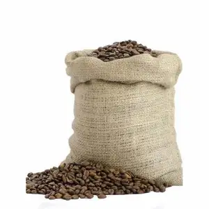 Arábica Feijões De Café Verde Serapilheira Saco De Juta Natural Sacos De Café De Juta 60KG Para Café