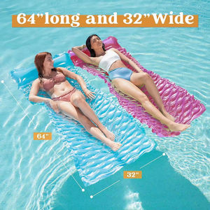 Colchoneta Inflable para Piscina, Colchón Flotante con Reposacabezas para Piscina o Playa en Verano - Product Image 2