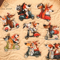 JAI IMAN 48 pièces Autocollants personnalisés en PET amusants pour chien, autocollants transparents esthétiques pour scrapbooking, à faire soi-même