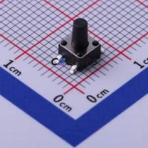 TS-1109S-B-H Tactile Switch SMD-4P,4.5x4.5mm Switch Single Pole Single Throw Round Button 1.6N Vertical Mount - Product Image 1
