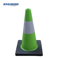 Cônes de signalisation routière haute visibilité pour la construction, base réfléchissante de 450 mm, 280*280 mm, utilisation urbaine et autoroutière
