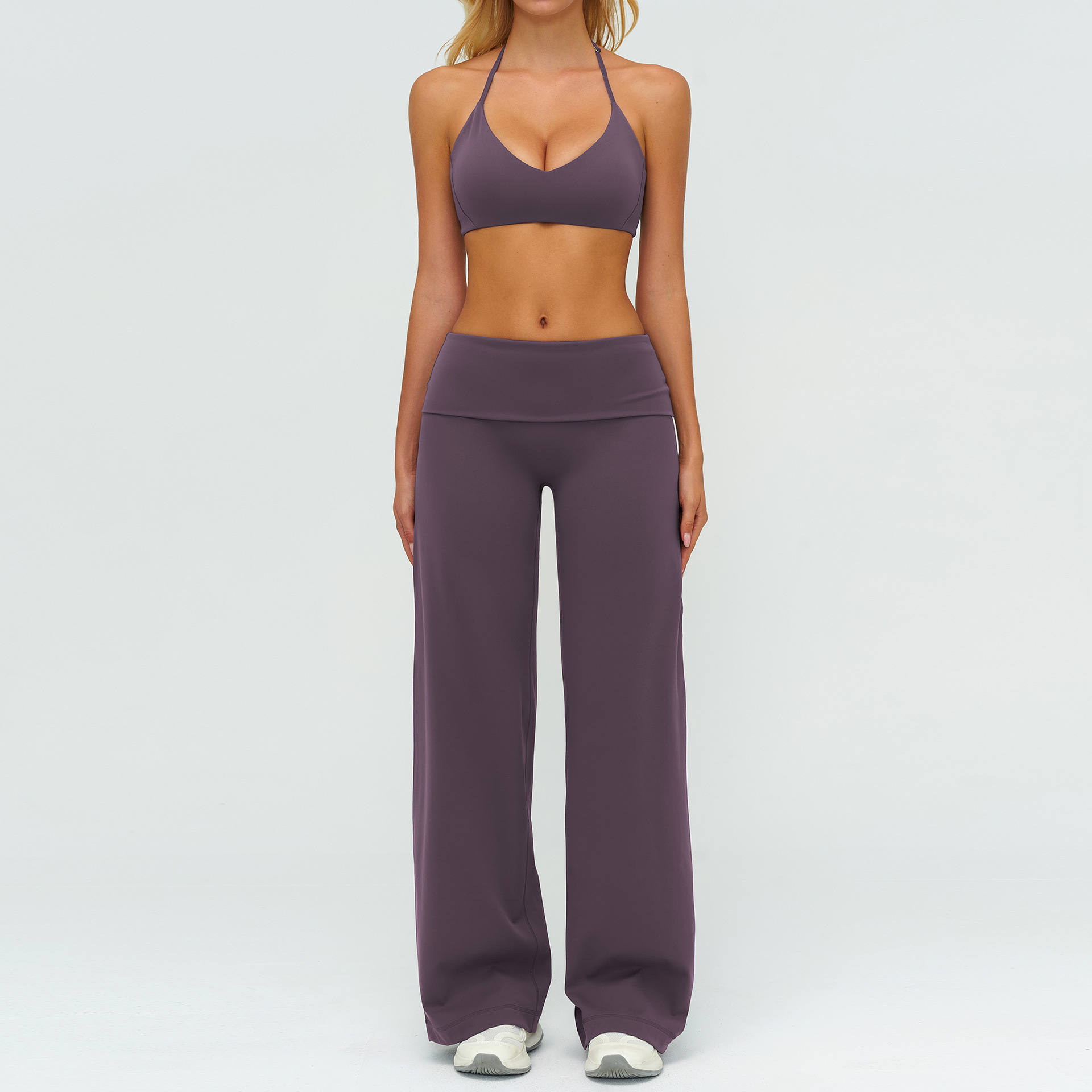 5529 bra 5529-2 trousers-eggplant purple